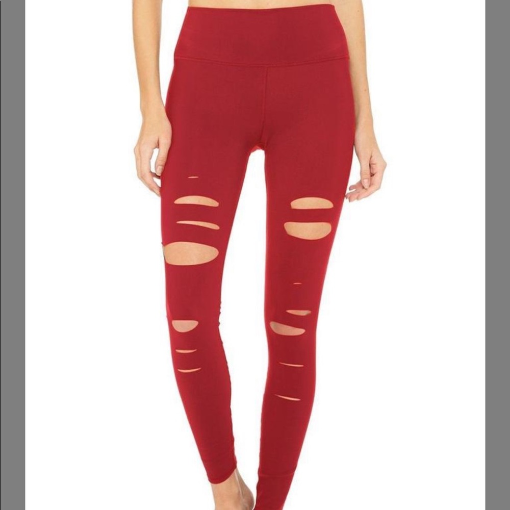 Alo 7/8 Ripped Warrior Leggings